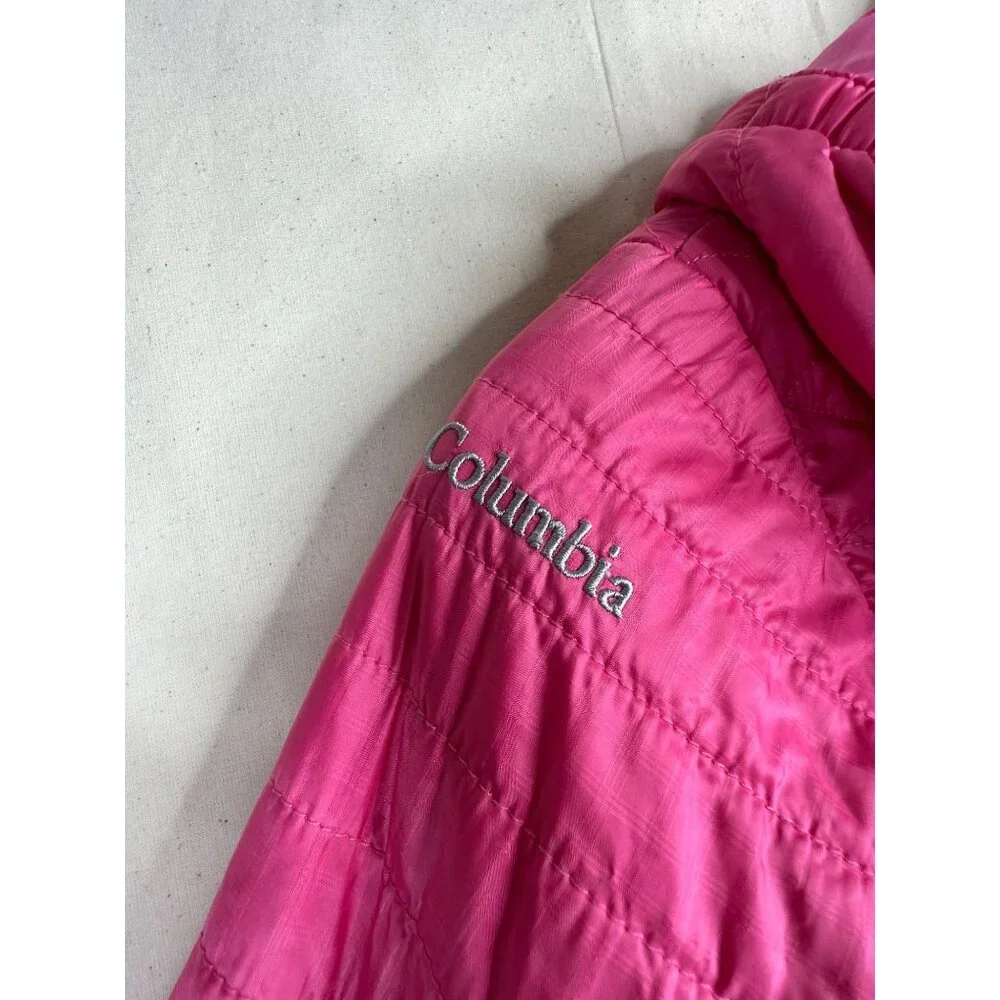 Columbia‎ Girls Full Zip Hooded Jacket size XXS (6) Pink